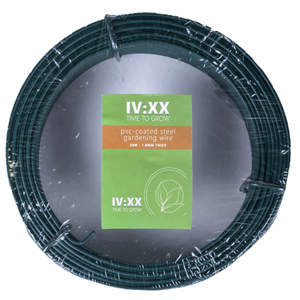 IV:XX Garden Wire PVC Coated (1.8mm x 50M)