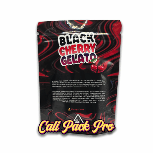 Black Cherry Gelato 3.5 mylar bag - Image 2