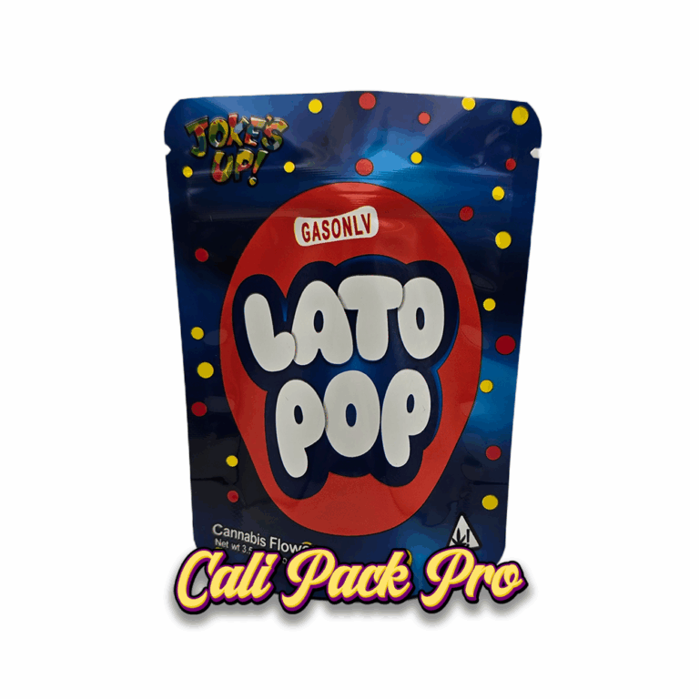 Jokes Up Lato Pop 3.5g Mylar Bag