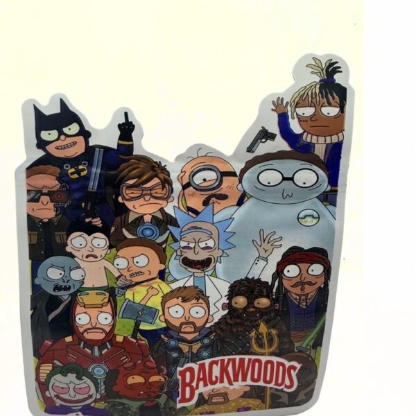 Backwoods Rick and Morty 3.5g Mylar bag