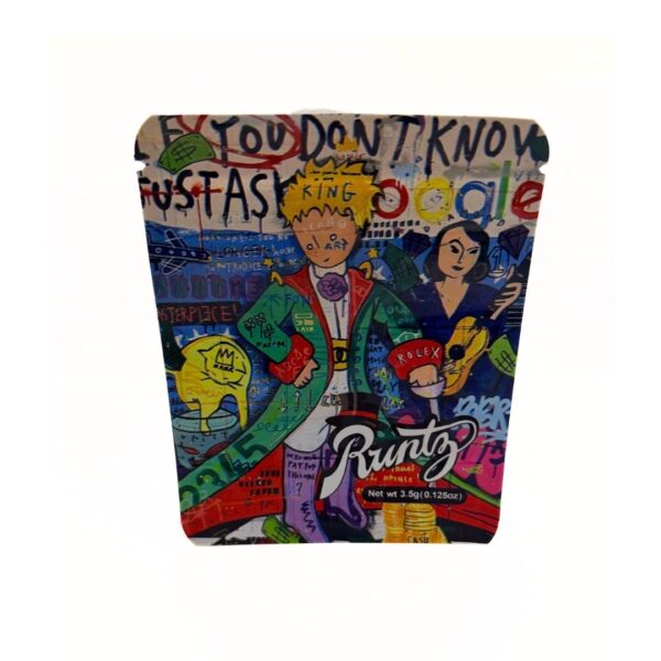 The King Runtz 3.5g Mylar bag