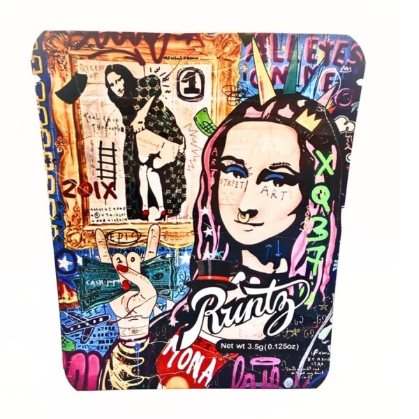 Mona Runtz 3.5g Mylar bag