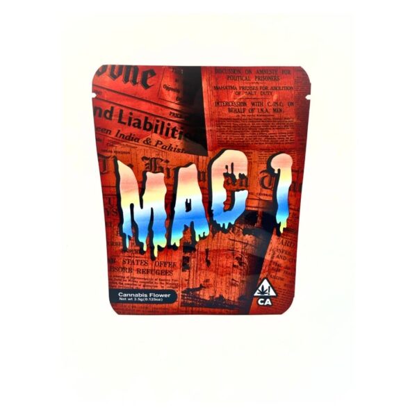 Mac 1 3.5g Mylar bag