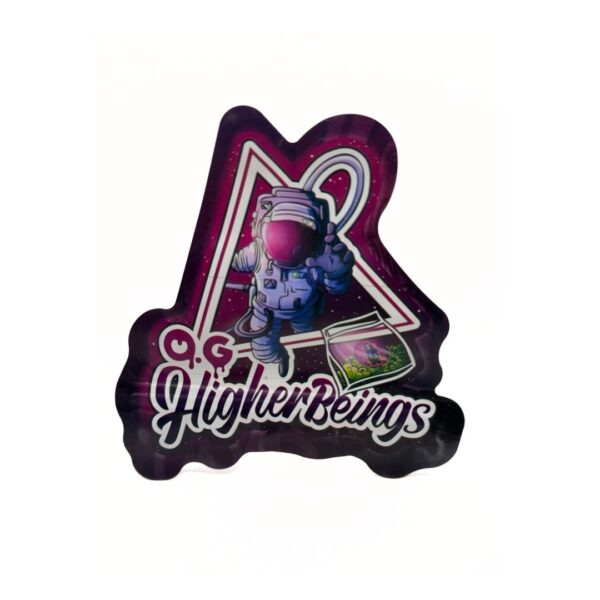 Higher beginning's 3.5g Mylar bag