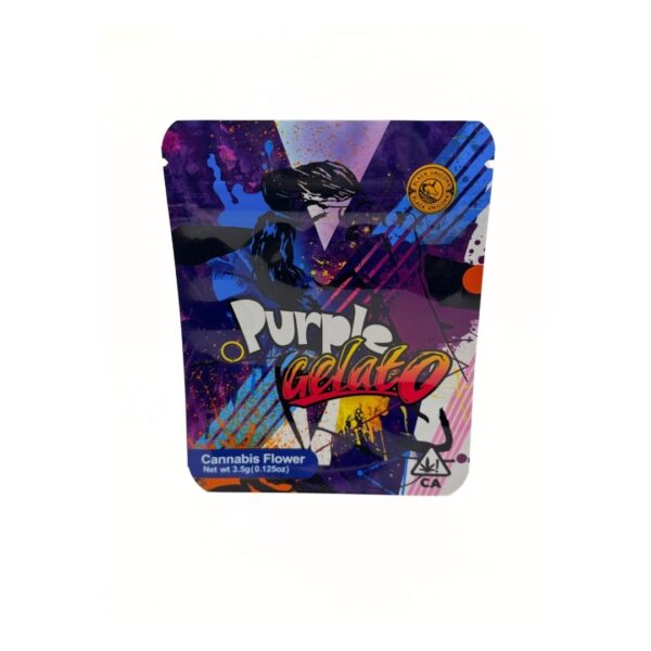 Purple gelato 3.5g Mylar bag
