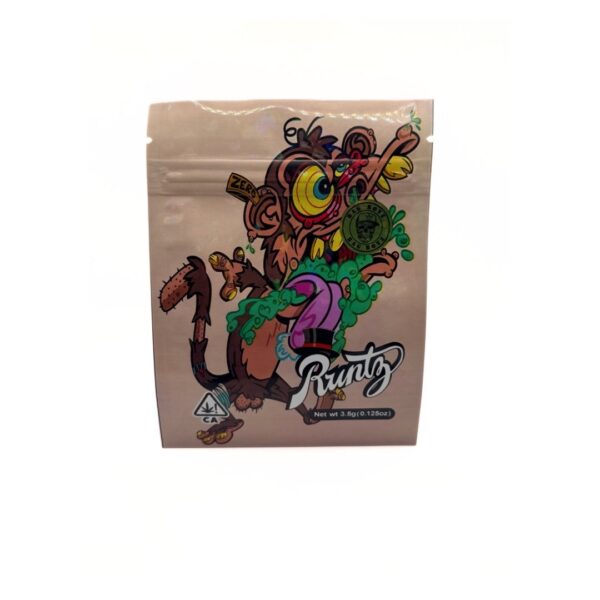 Rage monkey 3.5g Mylar bag