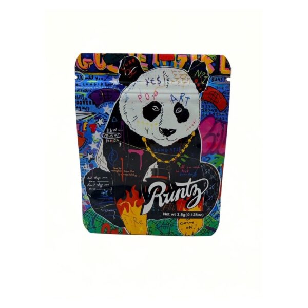 Gangster Panda 3.5g Mylar bag